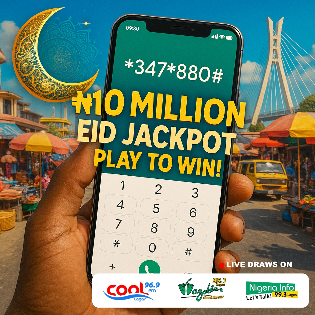 Win Your Share of the ₦10 Million Eid Jackpot with Oneplay Lagos Stations