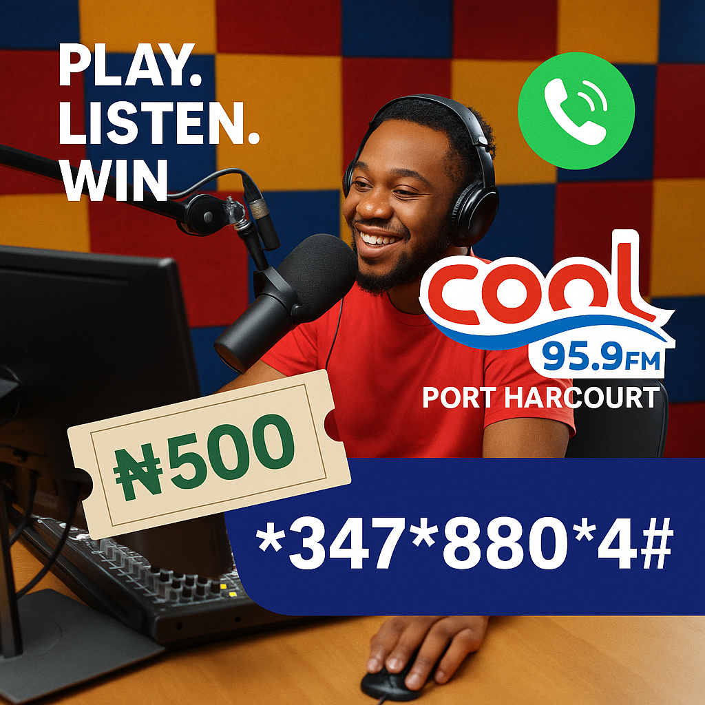 How to Play Oneplay on Cool 95.9 FM Port Harcourt