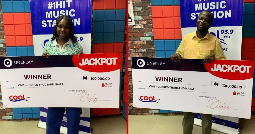 Two Winners, One Show — Victory and Elkabira Win ₦100K Each on Oneplay