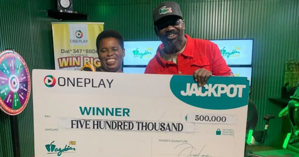 Prayers Answered as Security Personnel Wins ₦500,000 Oneplay Prize